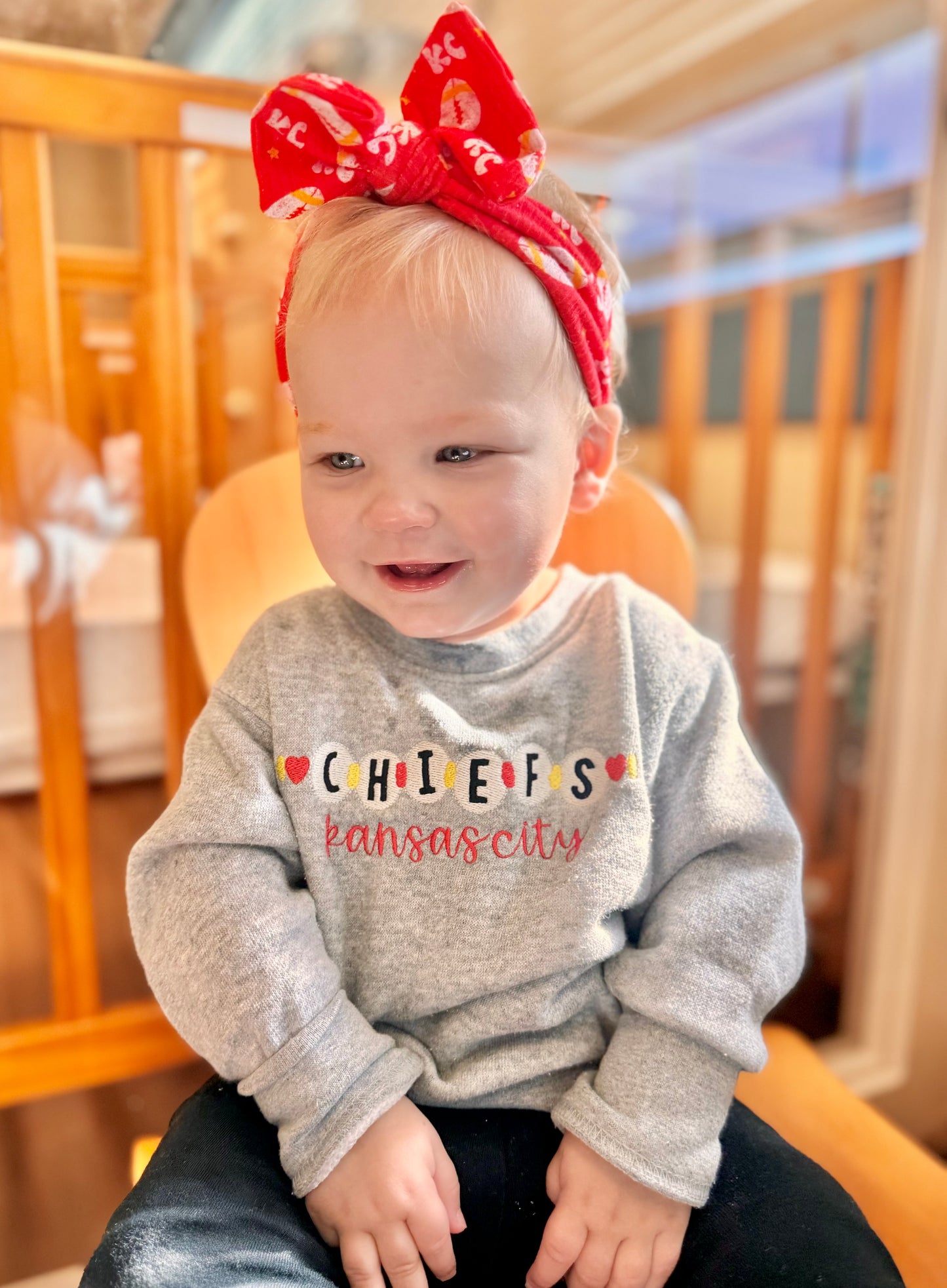 Toddler/Youth Chiefs Embroidered Friendship Sweatshirt
