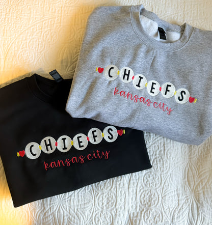 Adult Chiefs Embroidered Friendship Sweatshirt